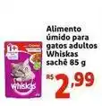Mini Extra Whiskas - alimento úmido para gatos adultos sachê oferta