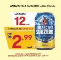 Supermercados Savegnago antartica subzero lata oferta