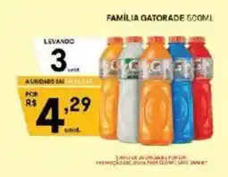 Supermercados Savegnago Família gatorade oferta