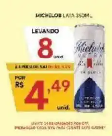Supermercados Savegnago Michelob lata 350ml oferta