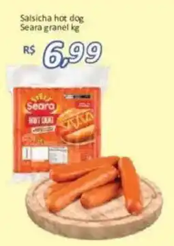 Supermercados Savegnago Salsicha hot dog Seara granel oferta