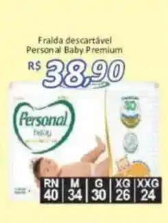 Supermercados Savegnago Fralda descartável Personal Baby Premium oferta