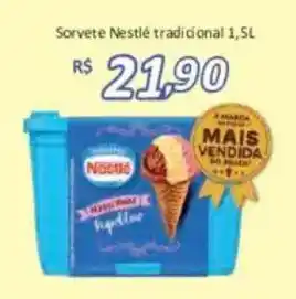 Supermercados Savegnago Sorvete Nestlé tradicional oferta
