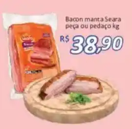 Supermercados Savegnago Bacon manta seara oferta