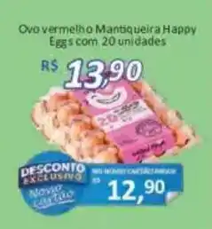 Supermercados Savegnago Ovo vermelho Mantiqreira Happy oferta