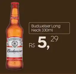 Super Ítalo Budweiser long neck oferta