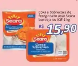 Supermercados Savegnago Coxa e Sobrecoxa de Frango sem osso Seara oferta