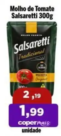 Copercana Molho de Tomate Salsaretti oferta