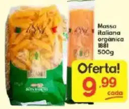Supermercados Princesa Massa italiana orgânica oferta