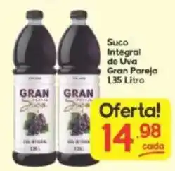 Supermercados Princesa Suco integral de uva gran pareja oferta