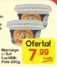 Supermercados Princesa Manteiga c/ Sal LactMilk oferta