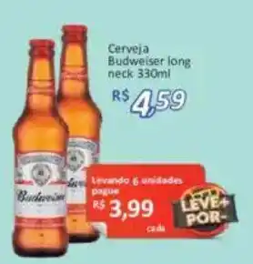 Supermercados Savegnago Cerveja budweiser long neck oferta