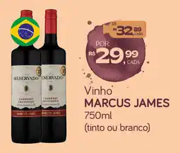 Cometa Supermercados Vinho marcus james oferta