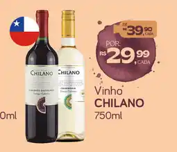 Cometa Supermercados Vinho chilano oferta