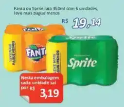 Supermercados Savegnago Fanta ou Sprite lata oferta