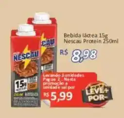Supermercados Savegnago Bebida láctea nescau protein oferta