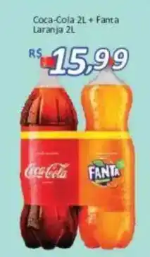 Supermercados Savegnago Coca-Cola 2L + Fanta Laranja 2L oferta