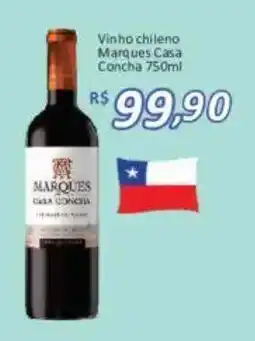 Supermercados Savegnago Vinho chileno Marques Casa Concha oferta