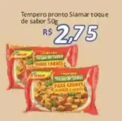 Supermercados Savegnago Tempero pronto Siamar toque de sabor oferta