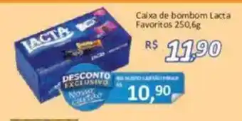 Supermercados Savegnago Caixa de bombom lacta favoritos oferta