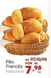 Novo Atacarejo Pão Francês Tradicional oferta