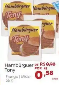 Novo Atacarejo Hambúrguer tony oferta