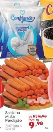 Novo Atacarejo Salsicha Mista Perdigão oferta
