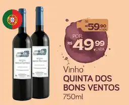 Cometa Supermercados Vinho quinta dos bons ventos oferta