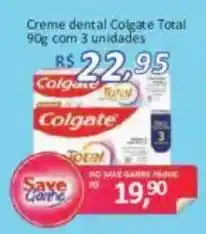 Supermercados Savegnago Creme dental Colgate Total oferta