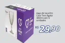 Supermercados Savegnago Jogo de taça em casa tem agata oferta