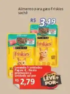 Supermercados Savegnago Alimento para gato friskies sachê oferta