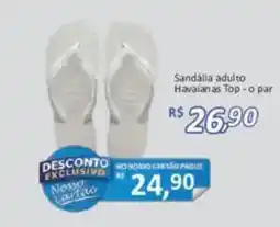 Supermercados Savegnago Sandalia adulto havaianas top - o par oferta