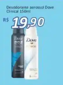 Supermercados Savegnago Desodorante aerossol dove clinical oferta