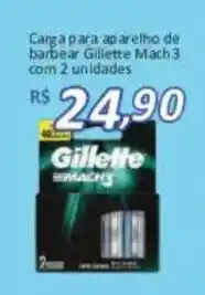 Supermercados Savegnago Carga para aparelho de barbear Gillette Mach 3 oferta