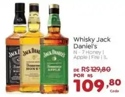 Novo Atacarejo Whisky Jack Daniel's N - 7 Honey | Apple | Fire | 1L oferta