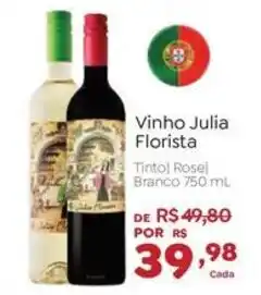 Novo Atacarejo Vinho julia florista oferta