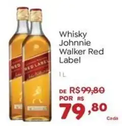 Novo Atacarejo Whisky Johnnie Walker Red Label oferta