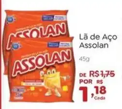 Novo Atacarejo Lã de Aço Assolan oferta