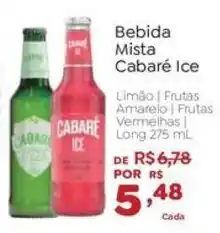 Novo Atacarejo Bebida Mista Cabaré Ice oferta