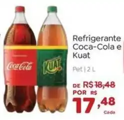 Novo Atacarejo Refrigerante Coca-Cola e Kuat oferta
