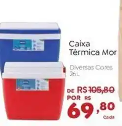 Novo Atacarejo Caixa Térmica Mor oferta