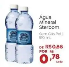 Novo Atacarejo Água Mineral Sterbom oferta