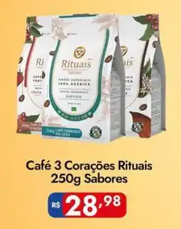 Supermercados Rondon Café 3 Corações Rituais oferta