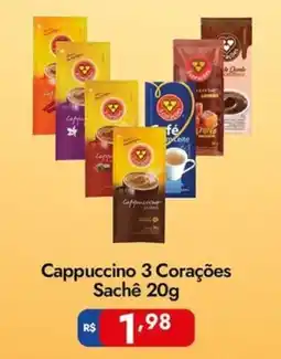 Supermercados Rondon Cappuccino 3 Corações oferta