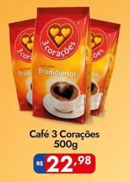 Supermercados Rondon Café 3 Corações Tradicional oferta