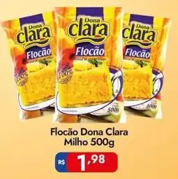 Supermercados Rondon Flocão dona clara milho oferta