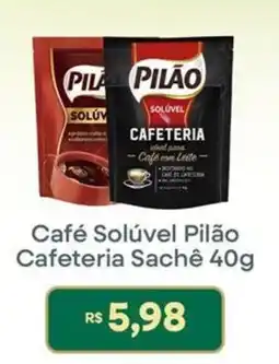 Supermercados Rondon Café Solúvel Pilão Cafeteria Sachê oferta