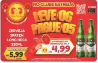 Cerveja spaten long neck