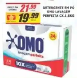 Super Varejista Detergente em pó omo lavagem perfeita oferta