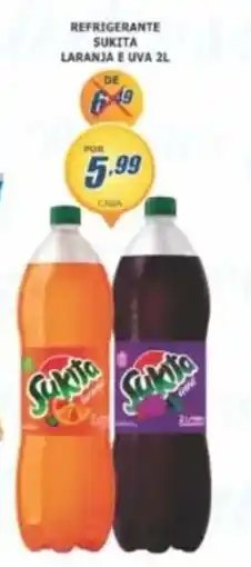 Super Varejista Refrigerante sukita laranja e uva oferta
